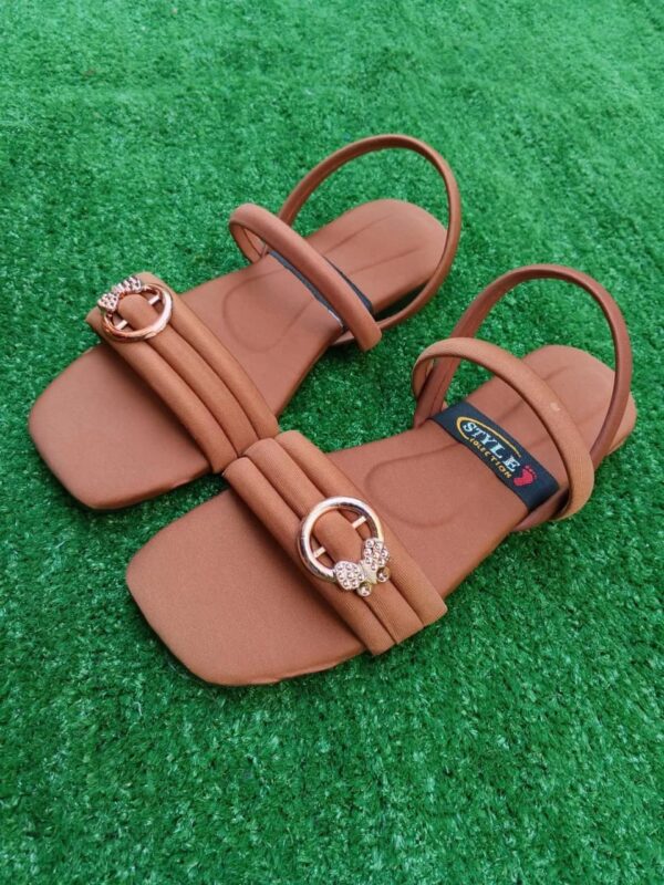 Ladies Fancy Sandal Heels/Flats -Synthetic Leather -Free Delivery