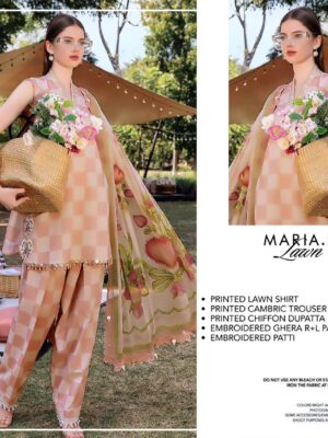 Maria B. Embroidery Luxury Lawn