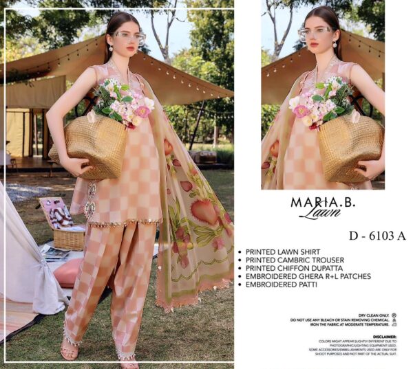 Maria B. Embroidery Luxury Lawn