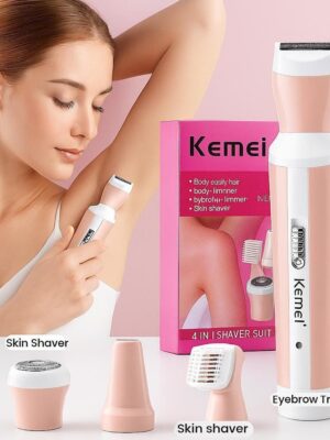 KemeiLady'ShaverRechargeableTrimmer Set