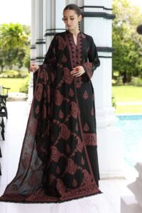 Maria B. Dhanak Embroidered Suits for Stylish Ladies & Girls