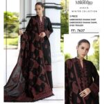Maria B. Dhanak Embroidered Suits for Stylish Ladies & Girls