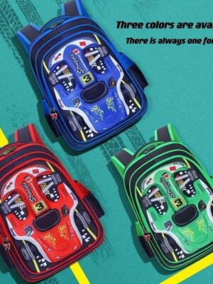 School Backpack Racing Car Style for Kids