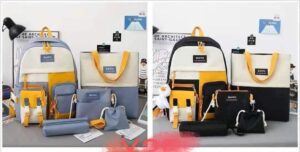School Students Backpack Set 4In1