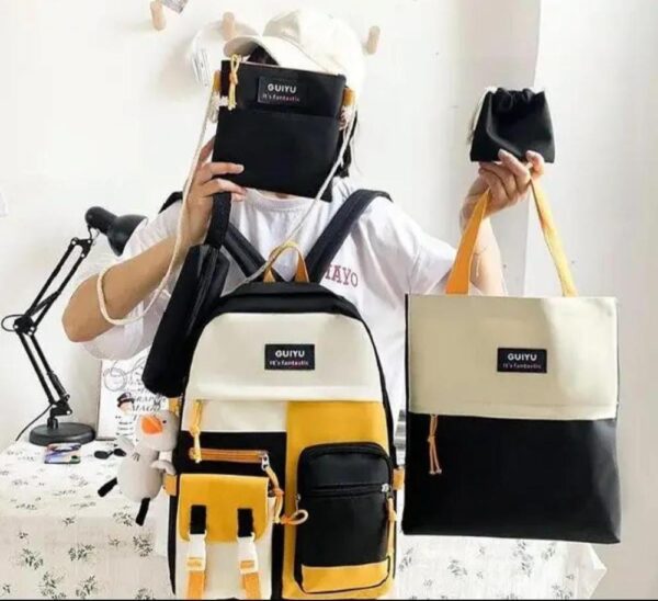 School Students Backpack Set 4In1