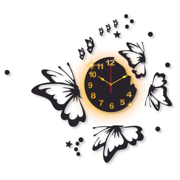ModernCalligraphicWallClock
