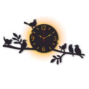 ModernCalligraphicWallClock