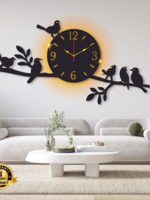 ModernCalligraphicWallClock