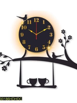 ModernCalligraphicWallClock