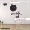 ModernCalligraphicWallClock