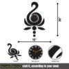 ModernCalligraphicWallClock