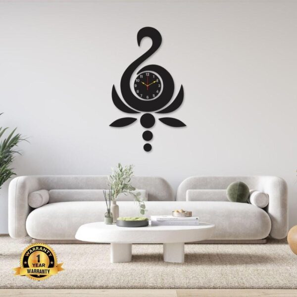 ModernCalligraphicWallClock