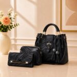 LadiesPlainLeatherPursesBags