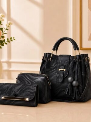 LadiesPlainLeatherPursesBags