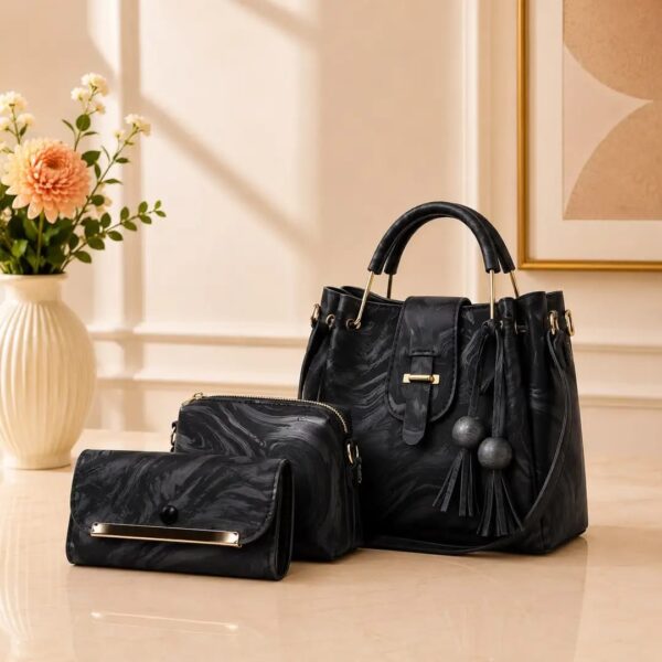 LadiesPlainLeatherPursesBags