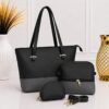 LadiesPlainLeatherPursesBags