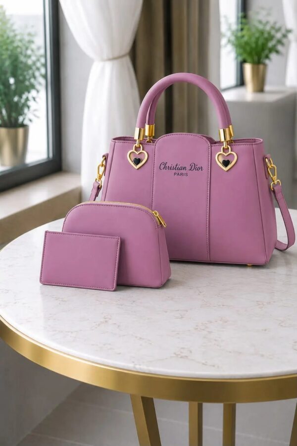 LadiesPlainLeatherPursesBags