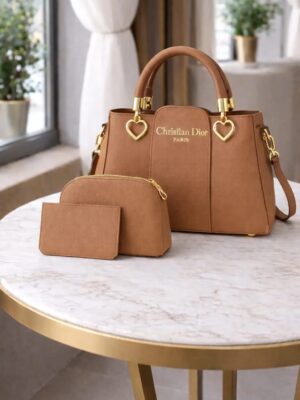 LadiesPlainLeatherPursesBags