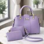 LadiesPlainLeatherPursesBags