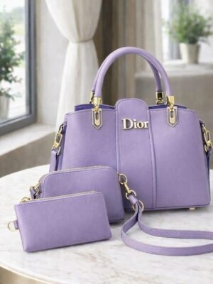 LadiesPlainLeatherPursesBags