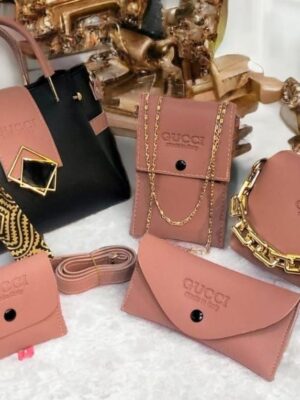 LadiesPlainLeatherPursesBags