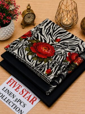 3Pc Ladies Linen Suits by Five Star