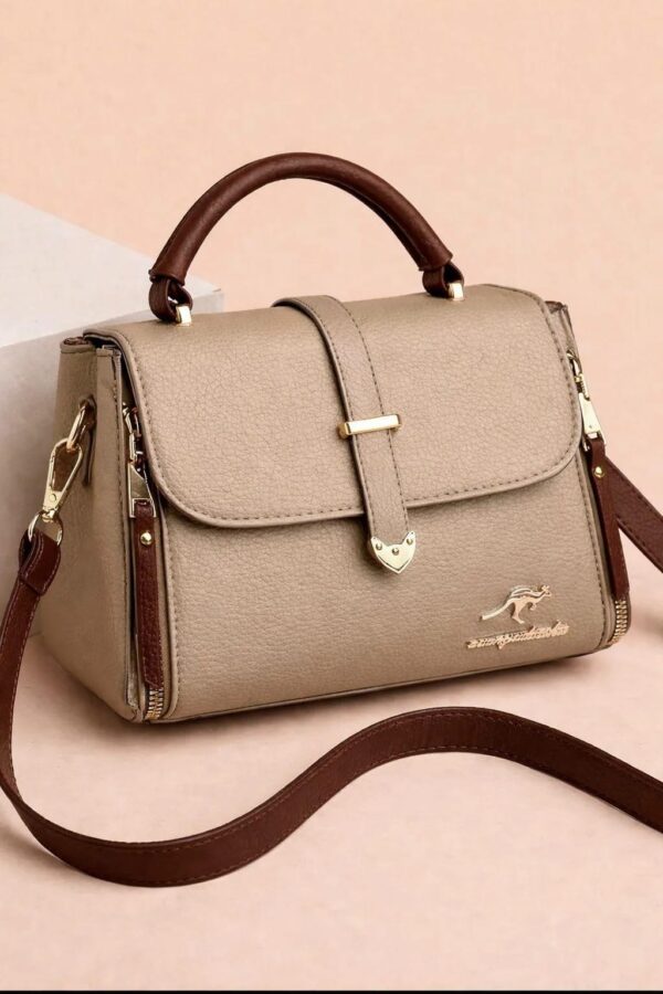 Ladies & Teenagers Rexene Shoulder Handbags -Color Beige
