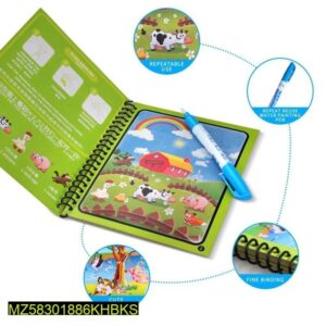 Magical Water Painting Book Reusable for Kids