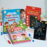 Drawing and Writing Book Set with LCD Tablets & Water Canvases for Kids