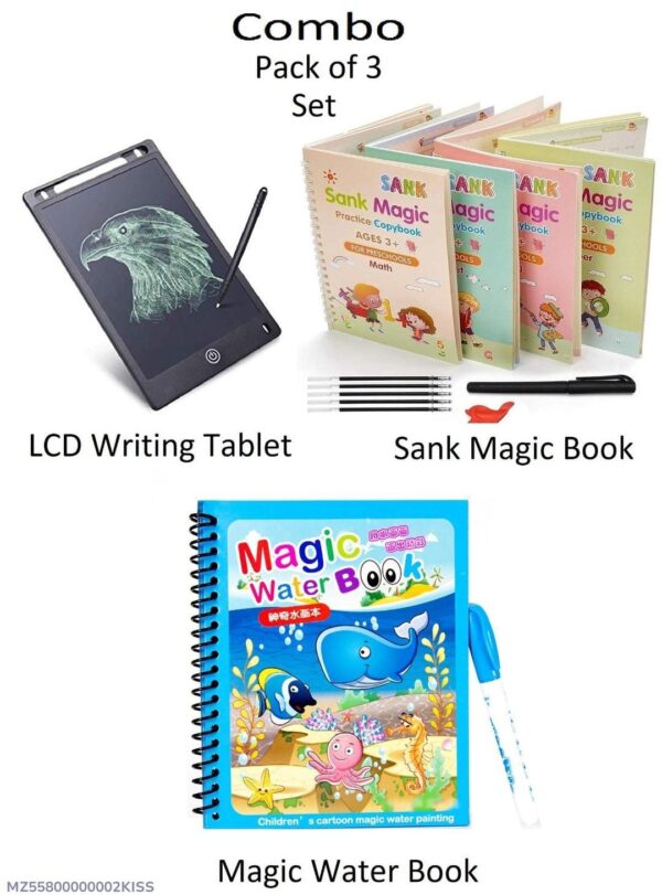Art & Craft Set with LCD Tablet & Water Book for Kids
