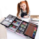 Unicorn Art Kit Set with 145 Pcs Colors & Pencils for Smart Kids
