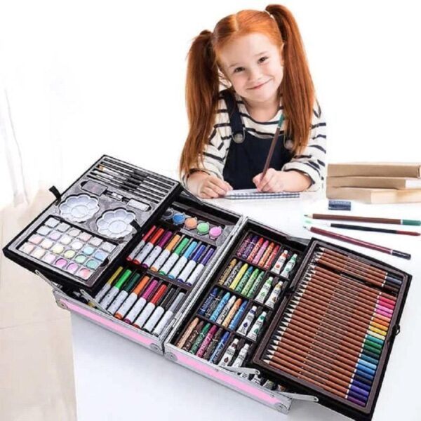 Unicorn Art Kit Set with 145 Pcs Colors & Pencils for Smart Kids