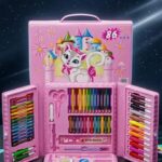 Art Kit Set 86 Color Pencils Pcs with button box for Smart Kids