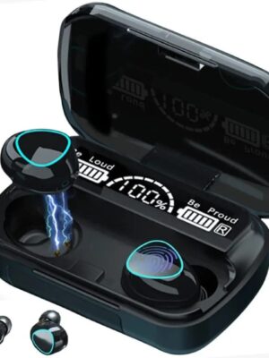 Mobiles M10 Wireless Bluetooth Earbuds, LED Battery Display