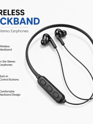 R64 Neckband Bluetooth Handsfree Earphones
