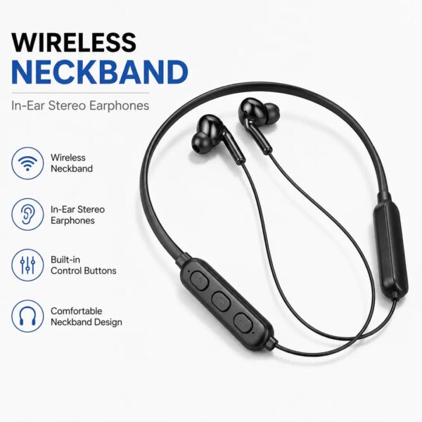 R64 Neckband Bluetooth Handsfree Earphones
