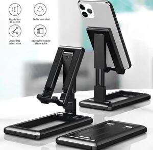 Premium Black Mobile Adjustable Tripod