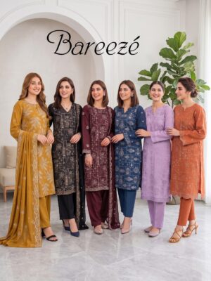 Bareeze Premium AirJet Dhanak Suits