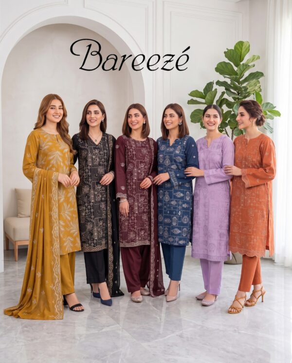 Bareeze Premium AirJet Dhanak Suits