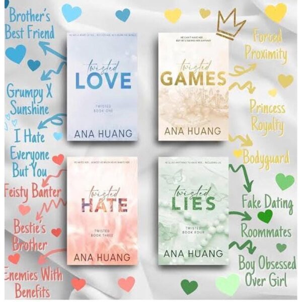 Ana Huang 4 Novels Books Set