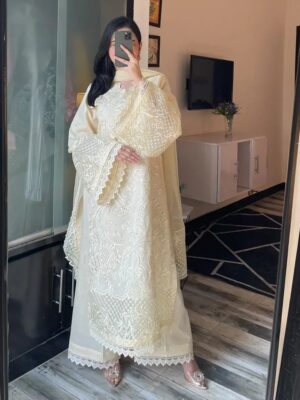 Women's 3Pc Cotton Embroidered Stiched Suits