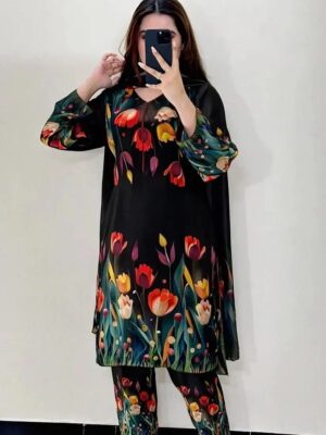 Women's 3pc Printed Lawn Unstitched Suits by Zeen