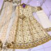 Women's 3Pc Stitched Printed Lawn Maxi Suits
