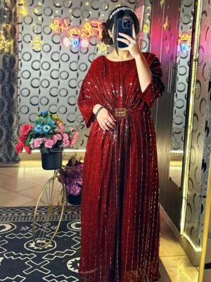 Women's 1 Pc Moonlight Applique Kaftan