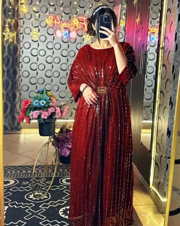 Women's 1 Pc Moonlight Applique Kaftan