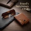 Men's Modern Stylish Leather Wallet -Free Stylish Glasses
