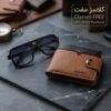 Men's Modern Stylish Leather Wallet -Free Stylish Glasses