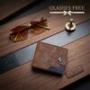 Men's Modern Stylish Leather Wallet -Free Stylish Glasses