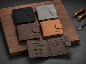 Men's Premium Bifold Leather Wallet -4 Color