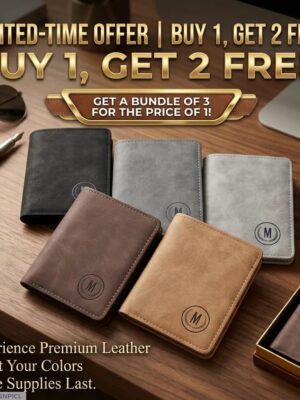 Men's Modern Stylish Leather G II -Buy one get 2 Free